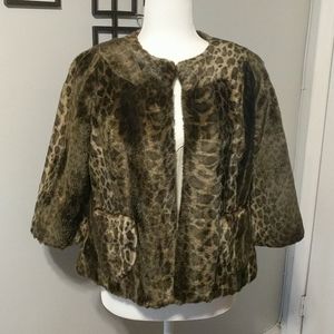 GUESS Leopard Print Jacket